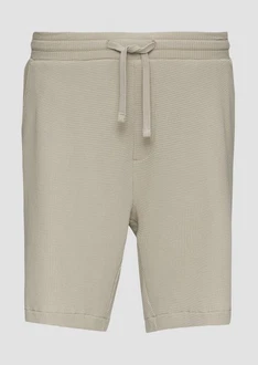QS Cargoshorts Shorts aus Waffelpiqu 