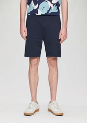 QS Cargoshorts Sweat-Shorts Tunnelzug Blau/Hellblau/Grün
