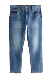 Next Stretch-Jeans Authentische Jeans (1-tlg) Blau/Hellblau/Grün