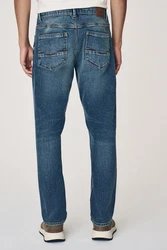 Next Stretch-Jeans Authentische Jeans (1-tlg) Blau/Hellblau/Grün
