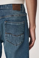 Next Stretch-Jeans Authentische Jeans (1-tlg) Blau/Hellblau/Grün
