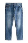 Next Stretch-Jeans Authentische Jeans (1-tlg) Blau/Hellblau/Grün