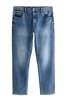 Next Stretch-Jeans Authentische Jeans (1-tlg) Blau/Hellblau/Grün