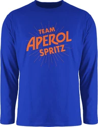 Shirtracer Rundhalsshirt Team Aperol Spritz Mdelsabend Spritztour Aperol Geschenk Karneval & Fasching Hautfarben/Hellblau/Dunkelblau/Orange/Blau