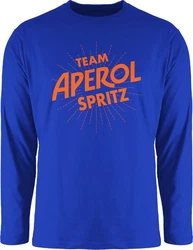 Shirtracer Rundhalsshirt Team Aperol Spritz Mdelsabend Spritztour Aperol Geschenk Karneval & Fasching Hautfarben/Hellblau/Dunkelblau/Orange/Blau