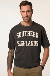 T-Shirt JP 1880 T-Shirt Bauchfit Halbarm Vintage Look
