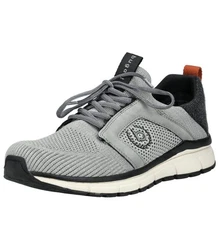 bugatti Sneaker Textil Grau/Hellgrau