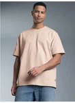 Trigema T-Shirt TRIGEMA T-Shirt DELUXE Beige/Khaki/Braun