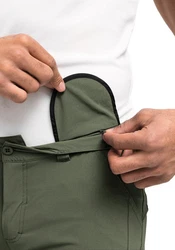 Maier Sports Funktionsshorts Nil M Herren Dunkelgrün/Grün/Khaki