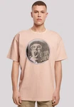 F4NT4STIC T-Shirt Elton John Vintage Circle Rosa/Lila/Braun/Beige