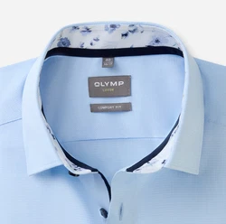 OLYMP Businesshemd Luxor comfort fit Hellblau/Blau