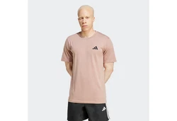 ADIDAS PERFORMANCE Sporthose/ Sportshirt/ Funktionsshirt 'Gym+' Braun/Beige/Gold/Rosa/Lila