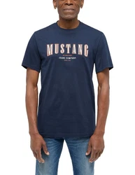 MUSTANG Kurzarmshirt Style Austin Dunkelblau