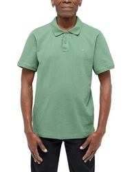MUSTANG Poloshirt Style Palco Grün/Türkis/Hellgrün