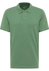 MUSTANG Poloshirt Style Palco Grün/Türkis/Hellgrün
