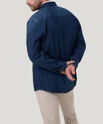 Pioneer Authentic Jeans Jeanshemd mit Brusttaschen blau