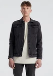 DENIM PROJECT Jeansjacke im klassischen Look Schwarz/Dunkelgrau/Creme/Dunkelblau/Grau