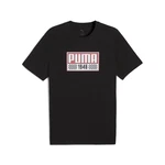 PUMA T-Shirt Graphics Moto Sport Herren Schwarz/Rosa/Lila
