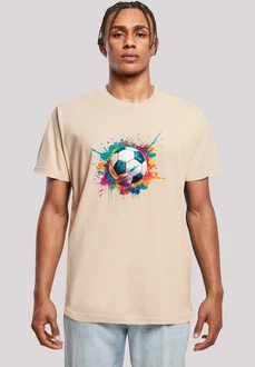 F4NT4STIC T-Shirt Grafik Beige/Khaki/Mischfarben/Braun F4NT4STIC T-Shirt Grafik Beige/Khaki/Mischfarben/Braun