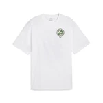 PUMA T-Shirt GRAPHICS Super PUMA Relaxed T-Shirt Weiß/Grün/Rosa