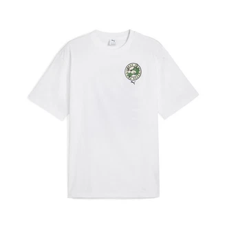 PUMA T-Shirt GRAPHICS Super PUMA Relaxed T-Shirt Weiß/Grün/Rosa PUMA T-Shirt GRAPHICS Super PUMA Relaxed T-Shirt Weiß/Grün/Rosa