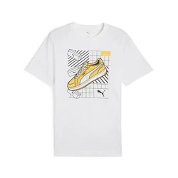 PUMA T-Shirt Graphics Sneaker Herren Gelb/Weiß/Grau