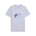 PUMA Graphics Execution T-Shirt Herren Hellblau/Grau/Blau
