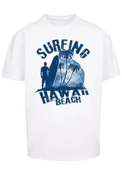 F4NT4STIC T-Shirt Hawaii Surf Beach Summer Hellblau/Beige