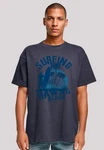 F4NT4STIC T-Shirt Hawaii Surf Beach Summer Blau/Dunkelblau/Braun/Gelb