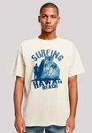 F4NT4STIC T-Shirt Hawaii Surf Beach Summer Beige/Dunkelblau/Hellblau/Braun