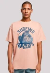 F4NT4STIC T-Shirt Hawaii Surf Beach Summer Rosa/Orange