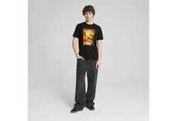 PUMA T-Shirt Graphics Photoprint Grün/Grau/Schwarz/Lila/Braun