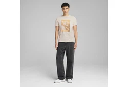 PUMA T-Shirt Graphics Photoprint Khaki/Beige/Gelb