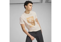 PUMA T-Shirt Graphics Photoprint Khaki/Beige/Gelb