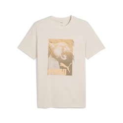 PUMA T-Shirt Graphics Photoprint Khaki/Beige/Gelb