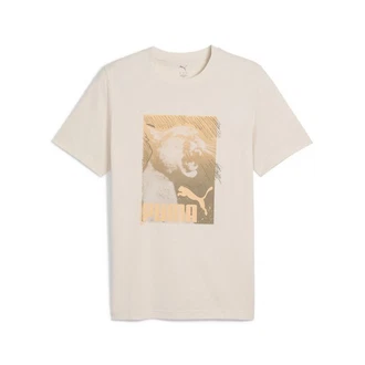 PUMA T-Shirt Graphics Photoprint Khaki/Beige/Gelb