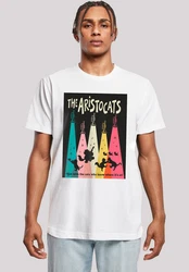 F4NT4STIC T-Shirt Aristocats Weiß/Mischfarben