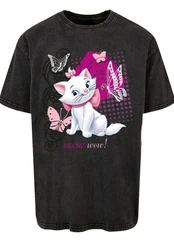 F4NT4STIC T-Shirt Aristocats Marie Meow Schmetterling Grau/Hellgrau/Dunkelgrau/Rosa/Weiß