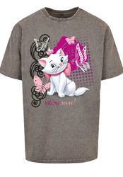 F4NT4STIC T-Shirt Aristocats Marie Meow Schmetterling Hellgrau/Beige/Grau/Weiß/Creme/Braun/Rosa
