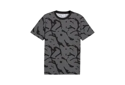 PUMA T-Shirt Essentials Logo Lab Herren Dunkelgrau/Schwarz/Grau