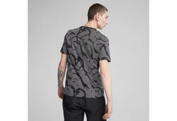 PUMA T-Shirt Essentials Logo Lab Herren Dunkelgrau/Schwarz/Grau