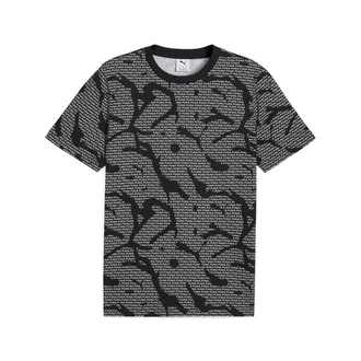 PUMA T-Shirt Essentials Logo Lab Herren Dunkelgrau/Schwarz/Grau