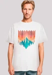 F4NT4STIC T-Shirt Berg Sonnenuntergang Weiß/Rot/Mischfarben/Türkis/Hellblau/Beige/Braun