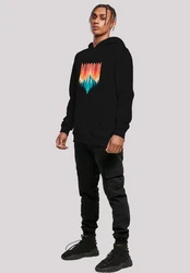 F4NT4STIC Kapuzenpullover Berg Sonnenuntergang Geometrisch 