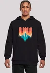 F4NT4STIC Kapuzenpullover Berg Sonnenuntergang Geometrisch 