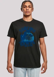 F4NT4STIC T-Shirt Hawaii Surf Beach Summer Premium Qualität Schwarz/Blau