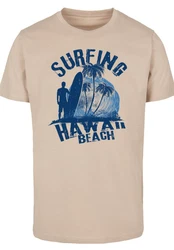 F4NT4STIC T-Shirt Hawaii Surf Beach Summer Premium Qualität Khaki/Beige/Braun/Grau