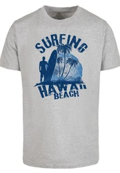 F4NT4STIC T-Shirt Hawaii Surf Beach Summer Premium Qualität Grau
