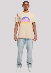 F4NT4STIC T-Shirt Alien Peace Sunset Gelb/Beige/Khaki/Creme