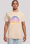 F4NT4STIC T-Shirt Alien Peace Sunset Gelb/Beige/Khaki/Creme